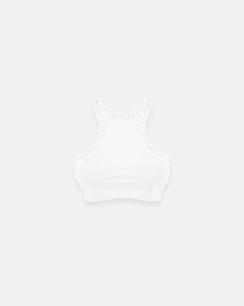 W Basics Halter Top White