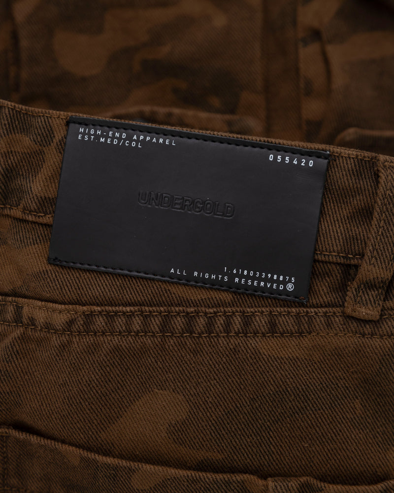 W Basics MultiPocket Cargo Jean Brown Camo