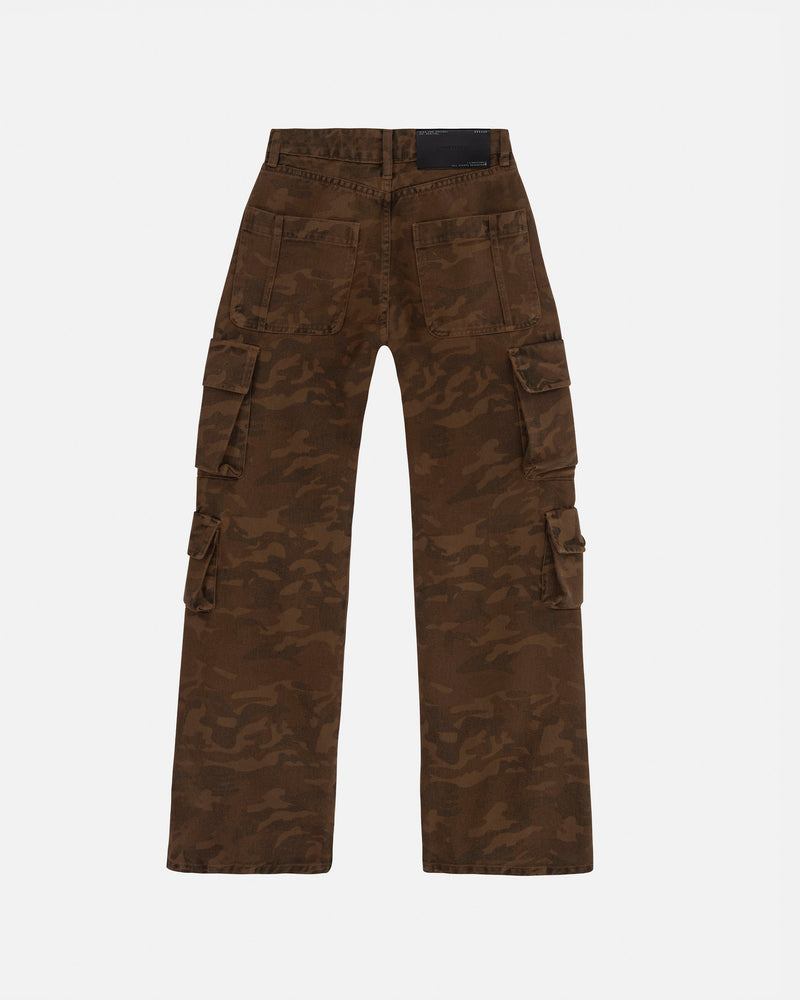 W Basics MultiPocket Cargo Jean Brown Camo