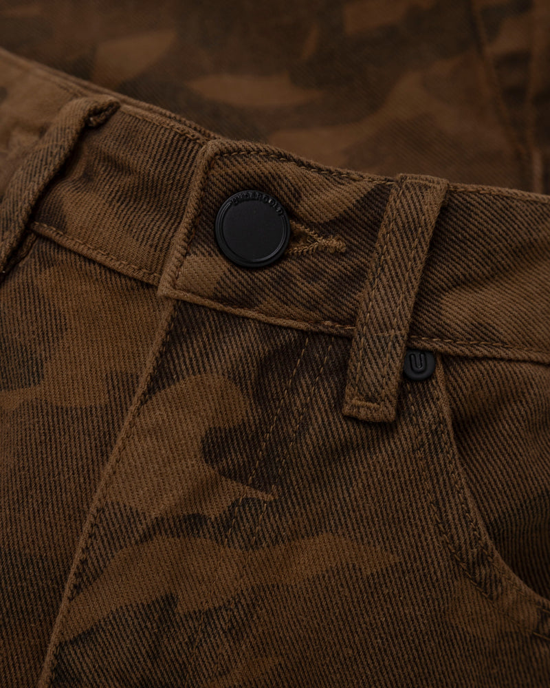 W Basics MultiPocket Cargo Jean Brown Camo