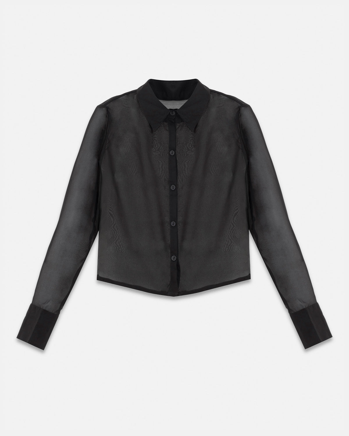 W Basics Transparent Shirt Black