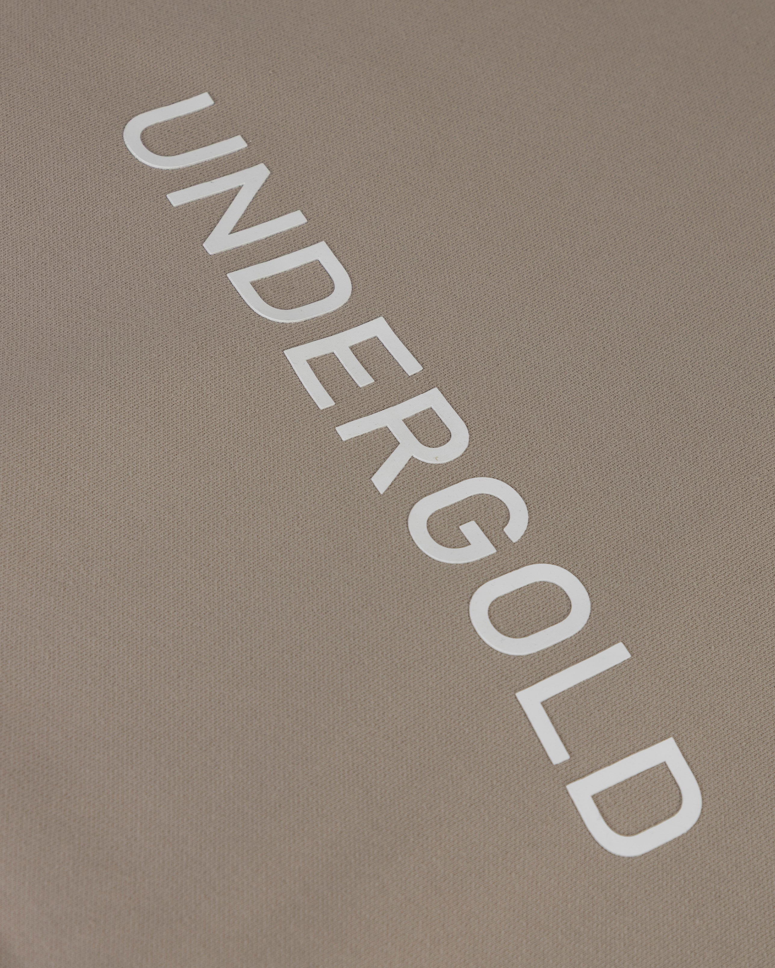 W Basics Undergold Boxy Fit Hoodie Cream