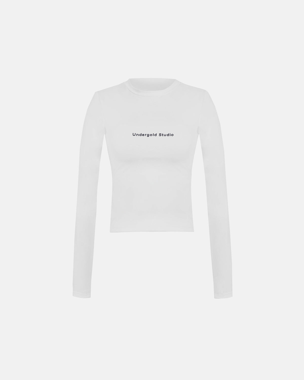 W Basics Undergold Studio Ultra Slim Long Sleeve Tee White