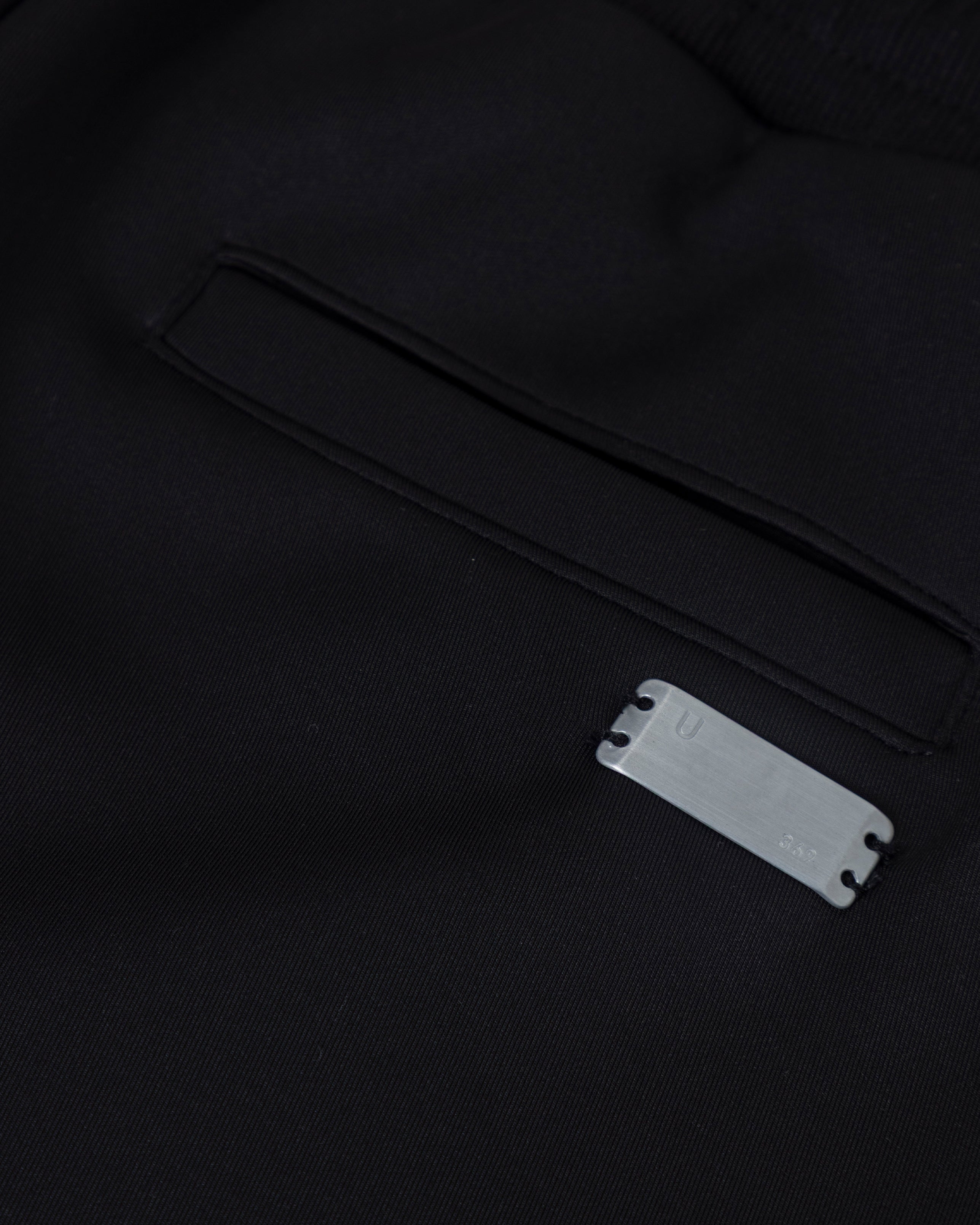 W Basics Undgld Lace-panel Track Pants Black