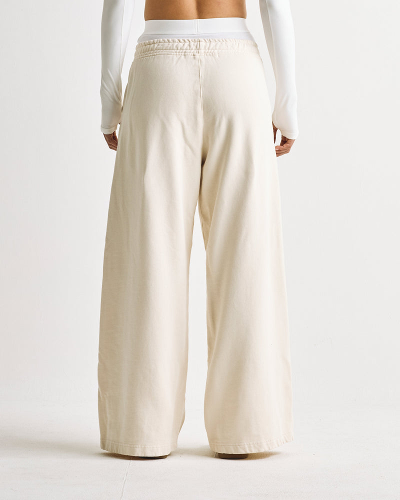 W Basics Wide Straightpants V2 Cream