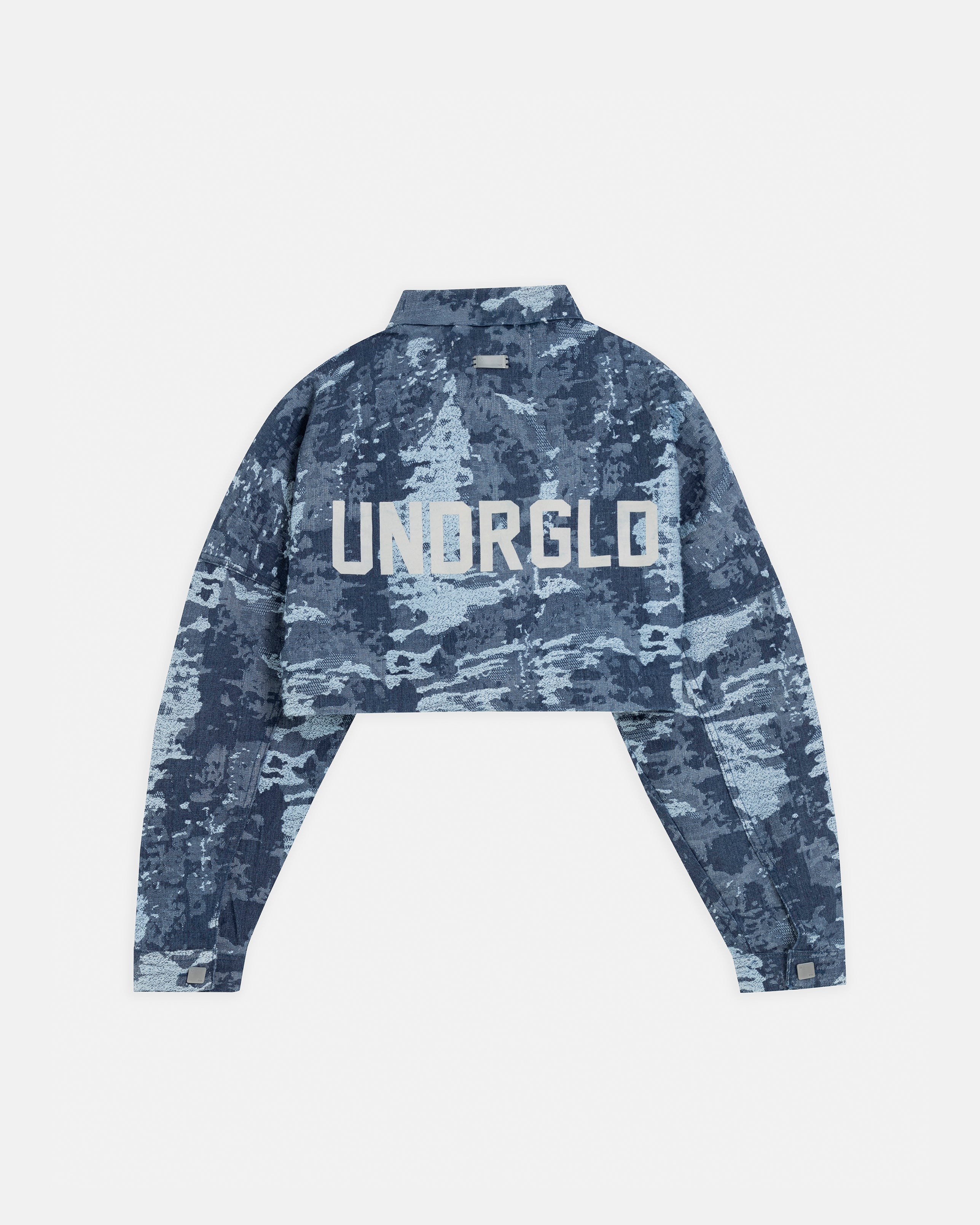 W Capsule UNDRGLD Jacquard Jacket Cammo Blue