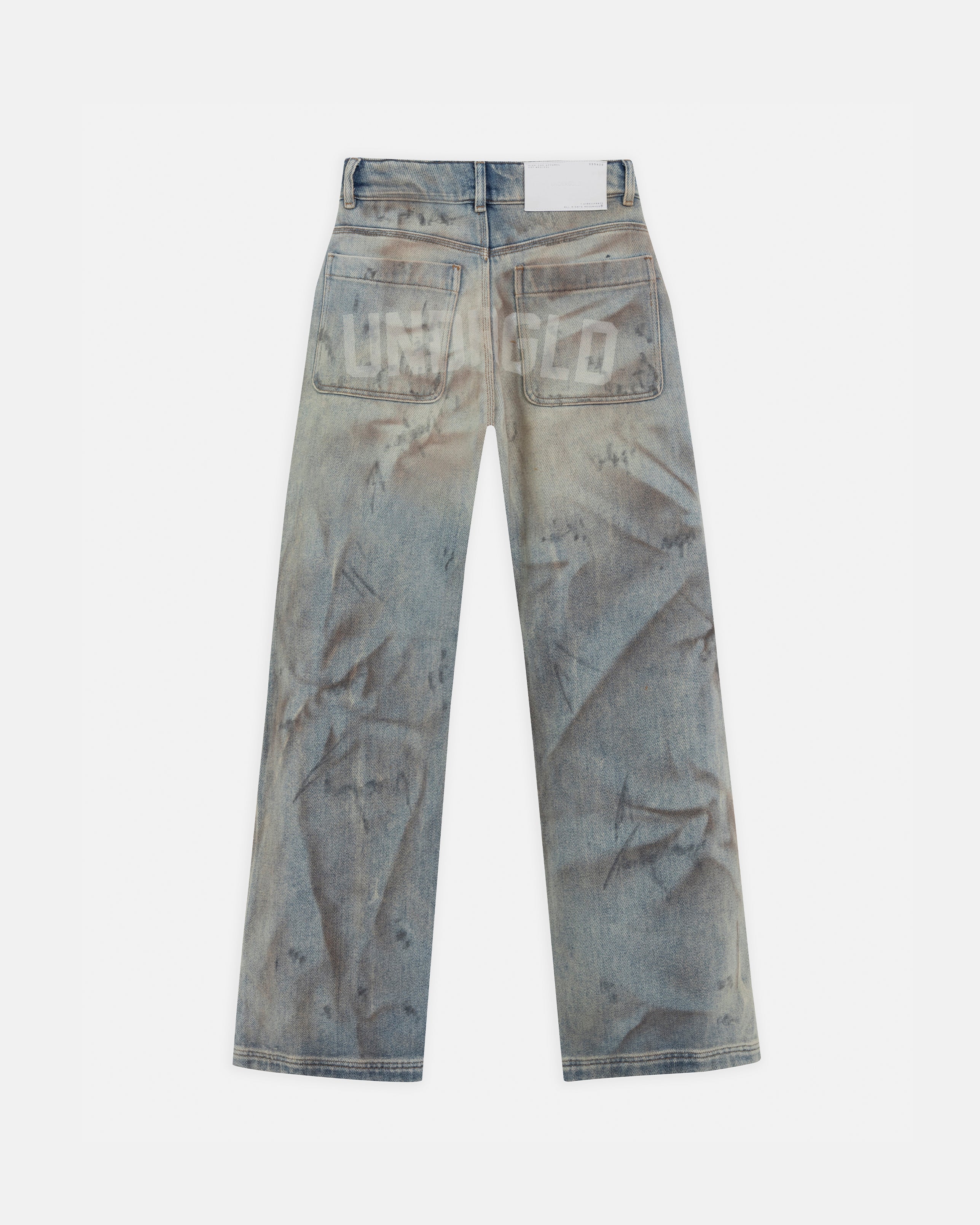 W Capsule UNDRGLD Wide Jeans Dirty Blue