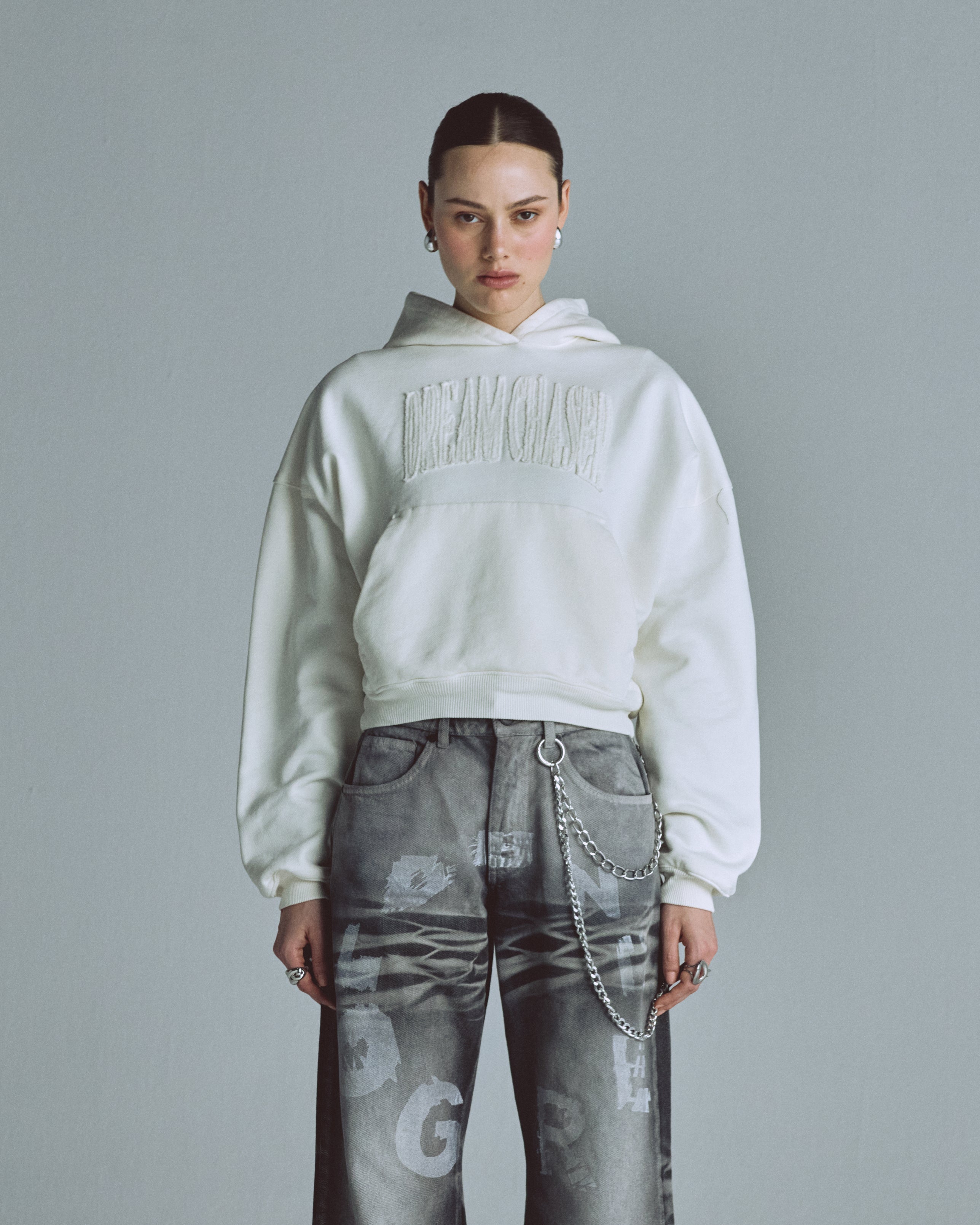 W Echoes Dream Chaser Hoodie White