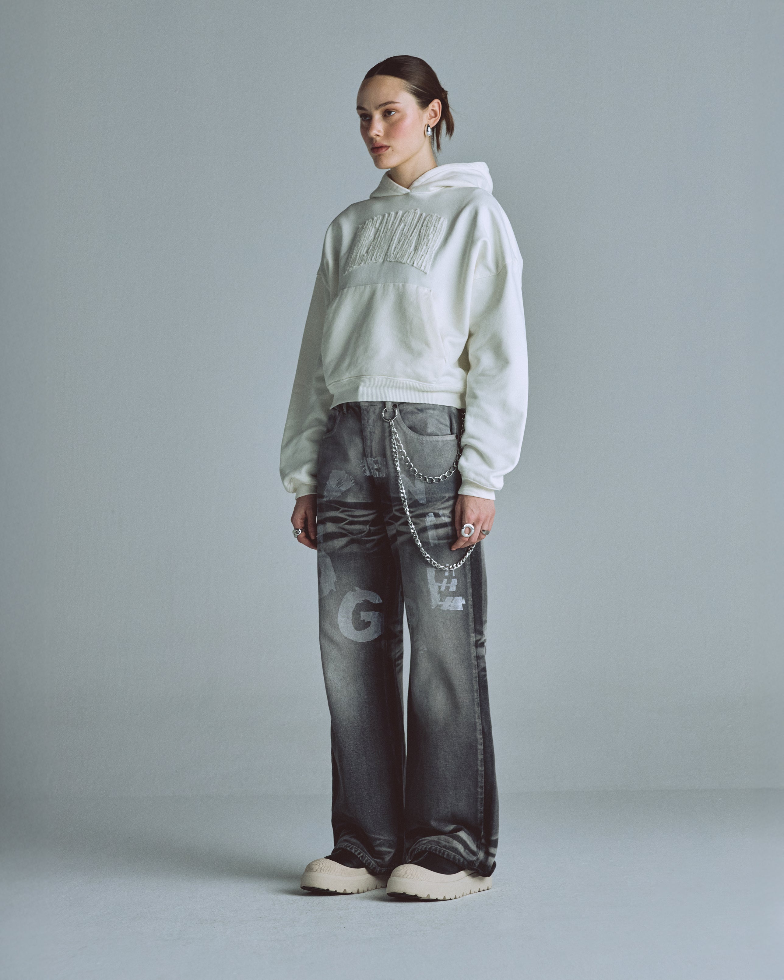 W Echoes Dream Chaser Hoodie White