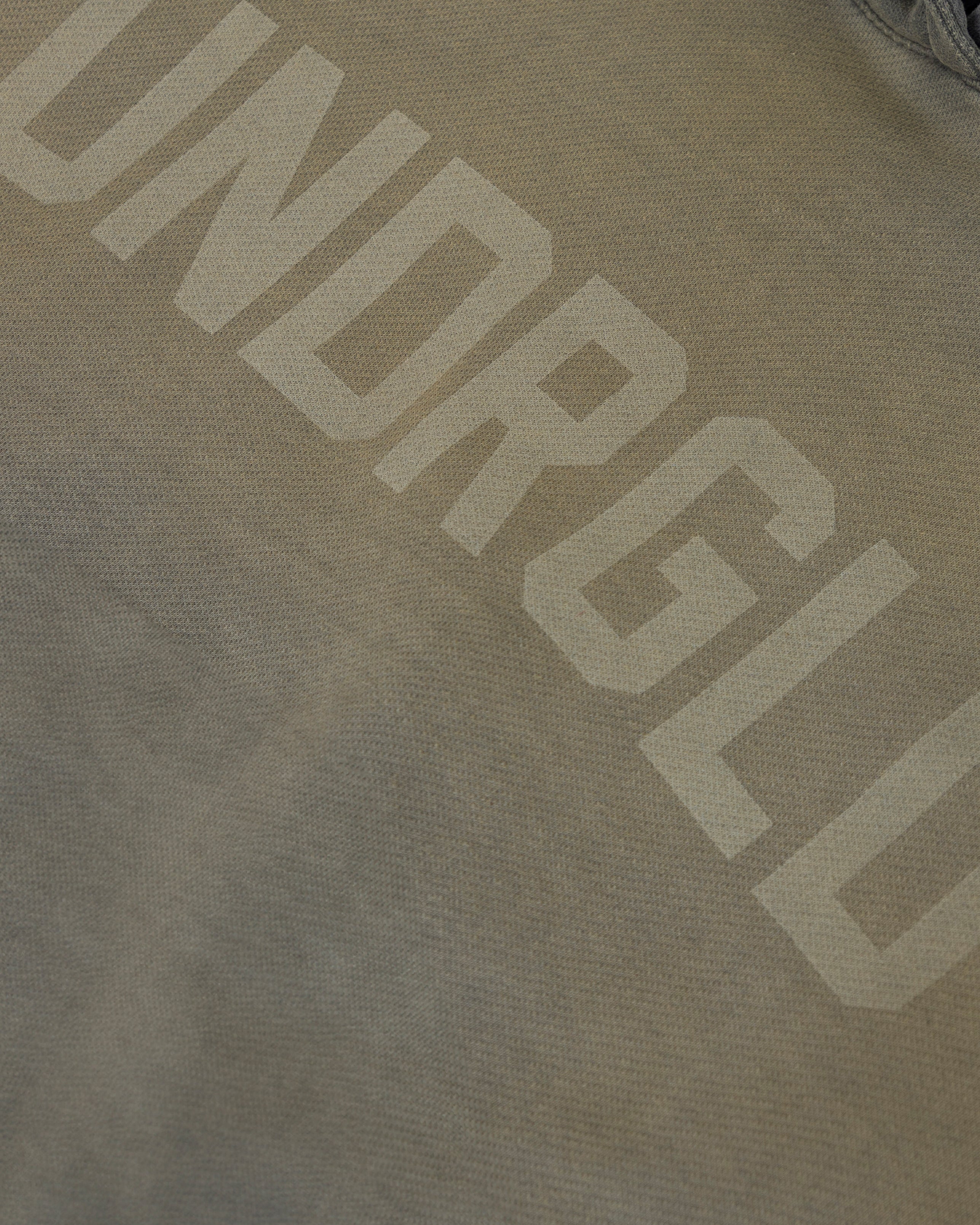 W Echoes UNDRGLD Slim Fit Hoodie Faded Olive