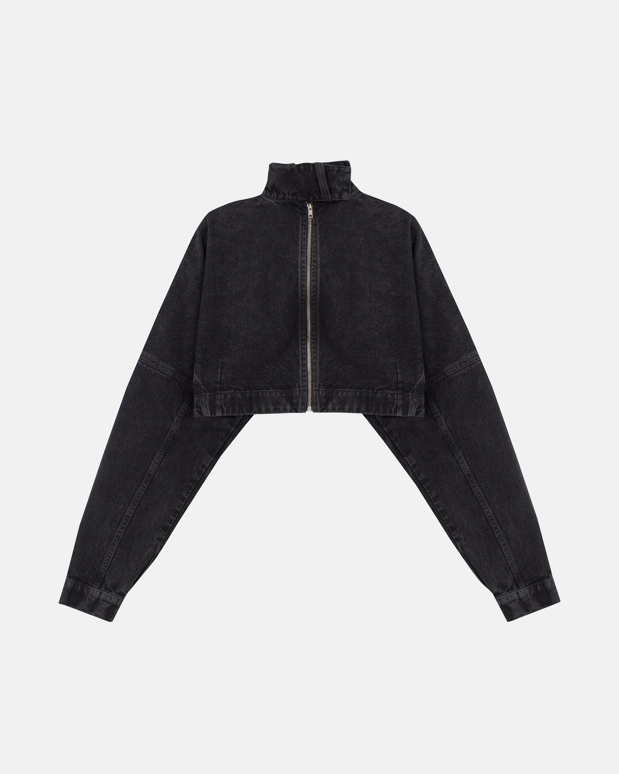 W Golden Heritage High Neck Jacket Black