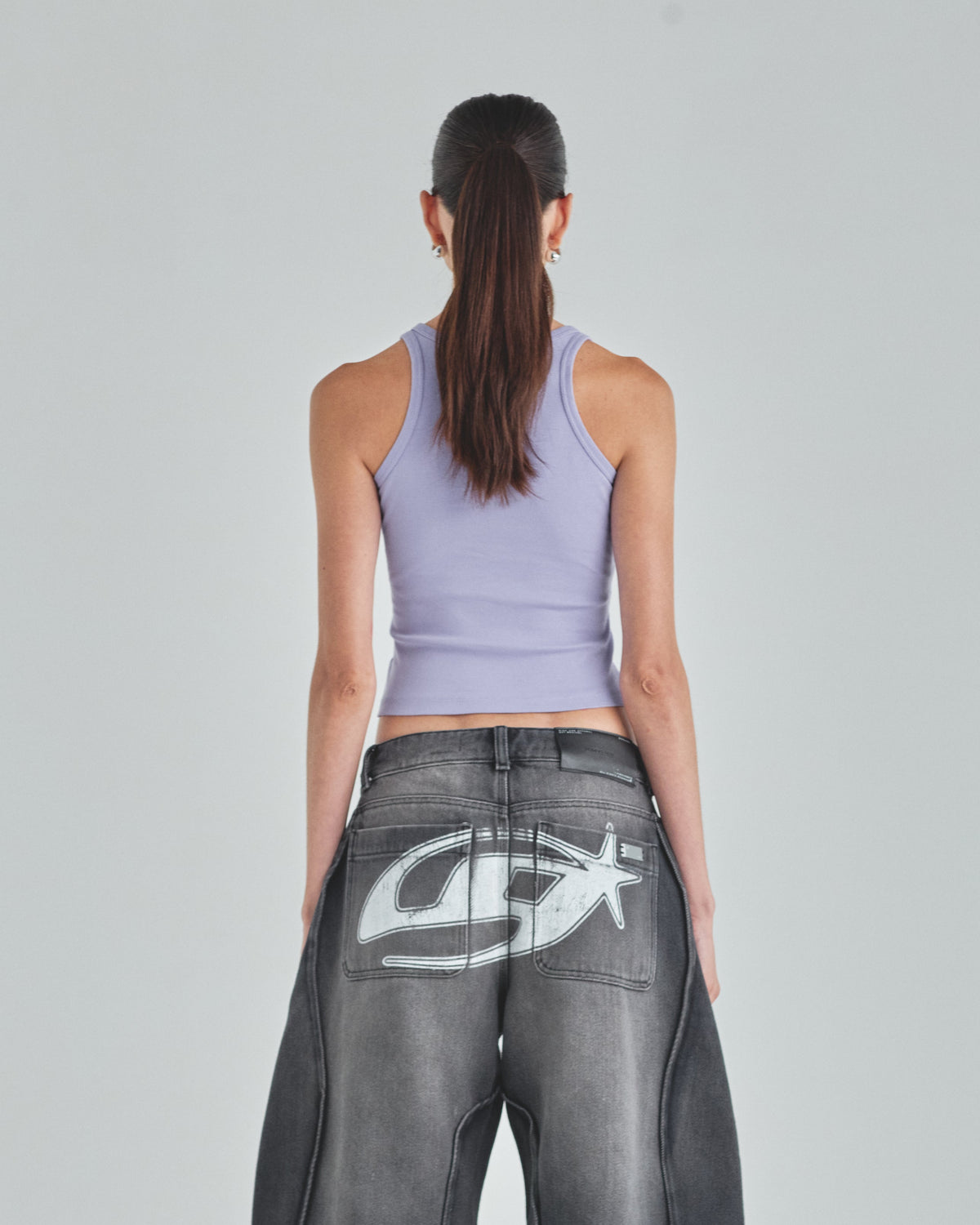 Act 1 UNDGLD Halter Tank Top Lilac