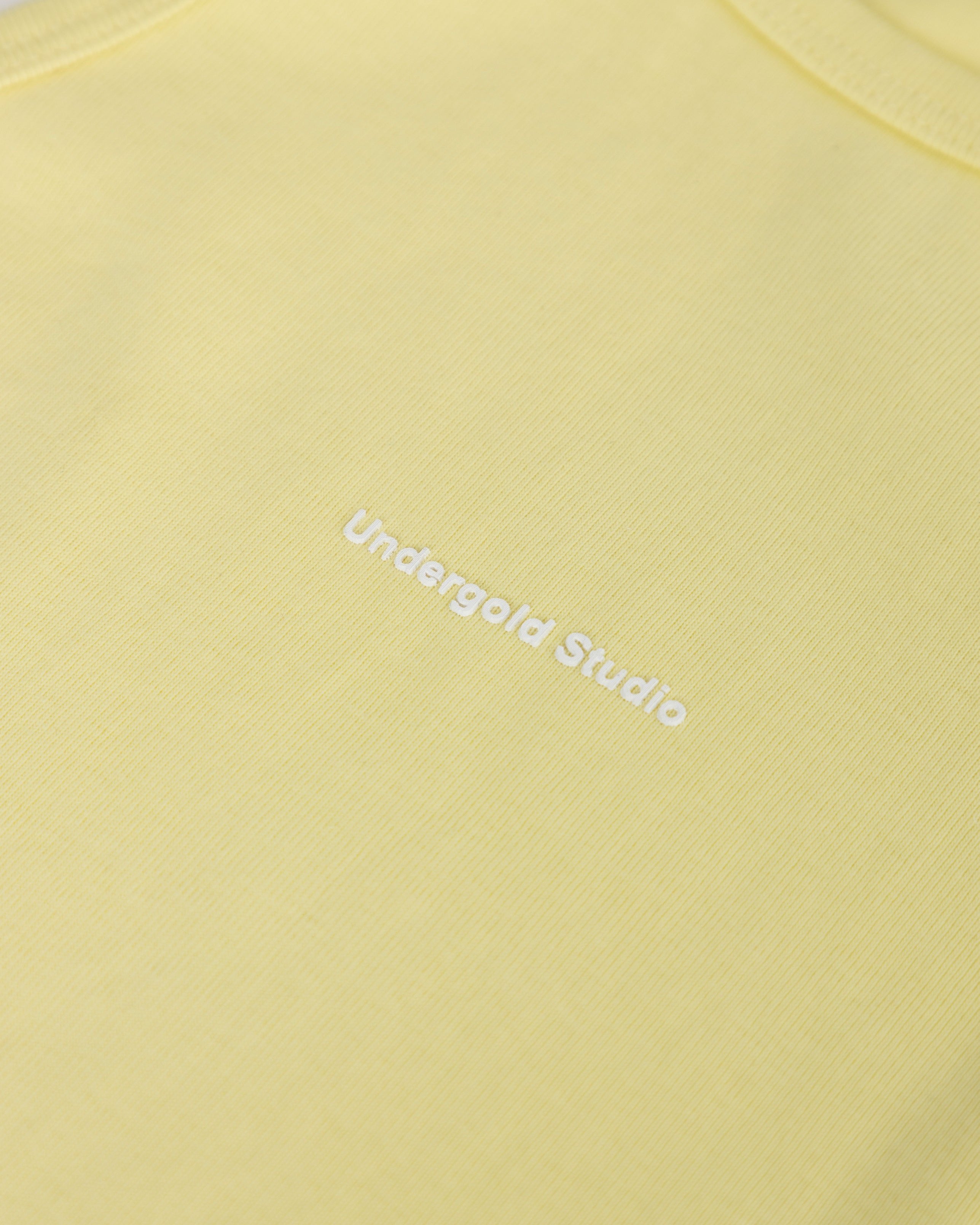 W Holy State 94 Halter Tank Top Yellow