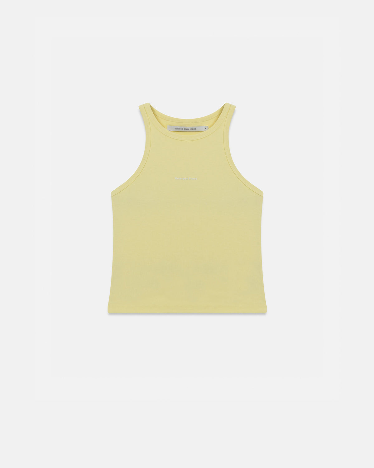 W Holy State 94 Halter Tank Top Yellow