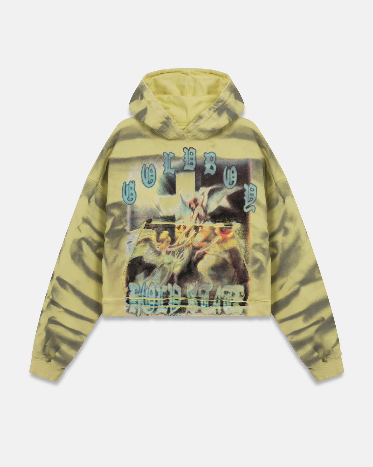 W Holy State Divinity Boxy Fit Hoodie Aged Yellow