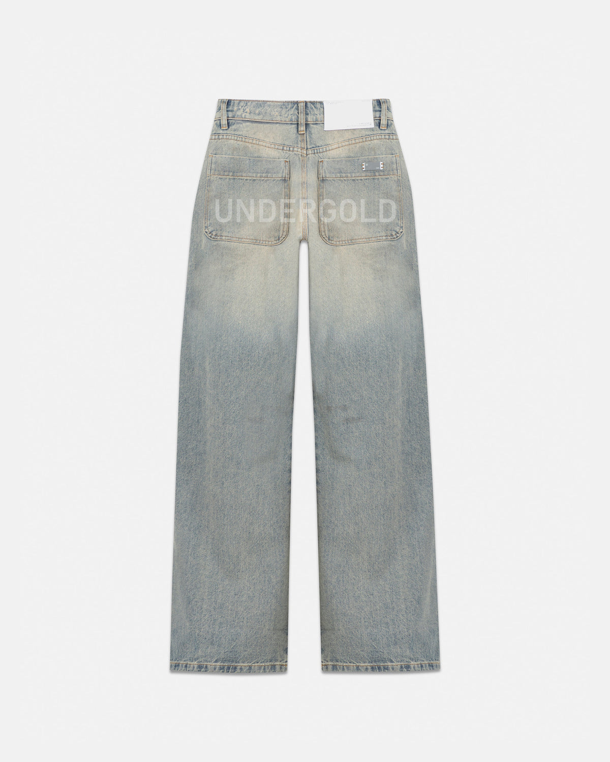 W Line Basic Wide Jeans Dirty Blue