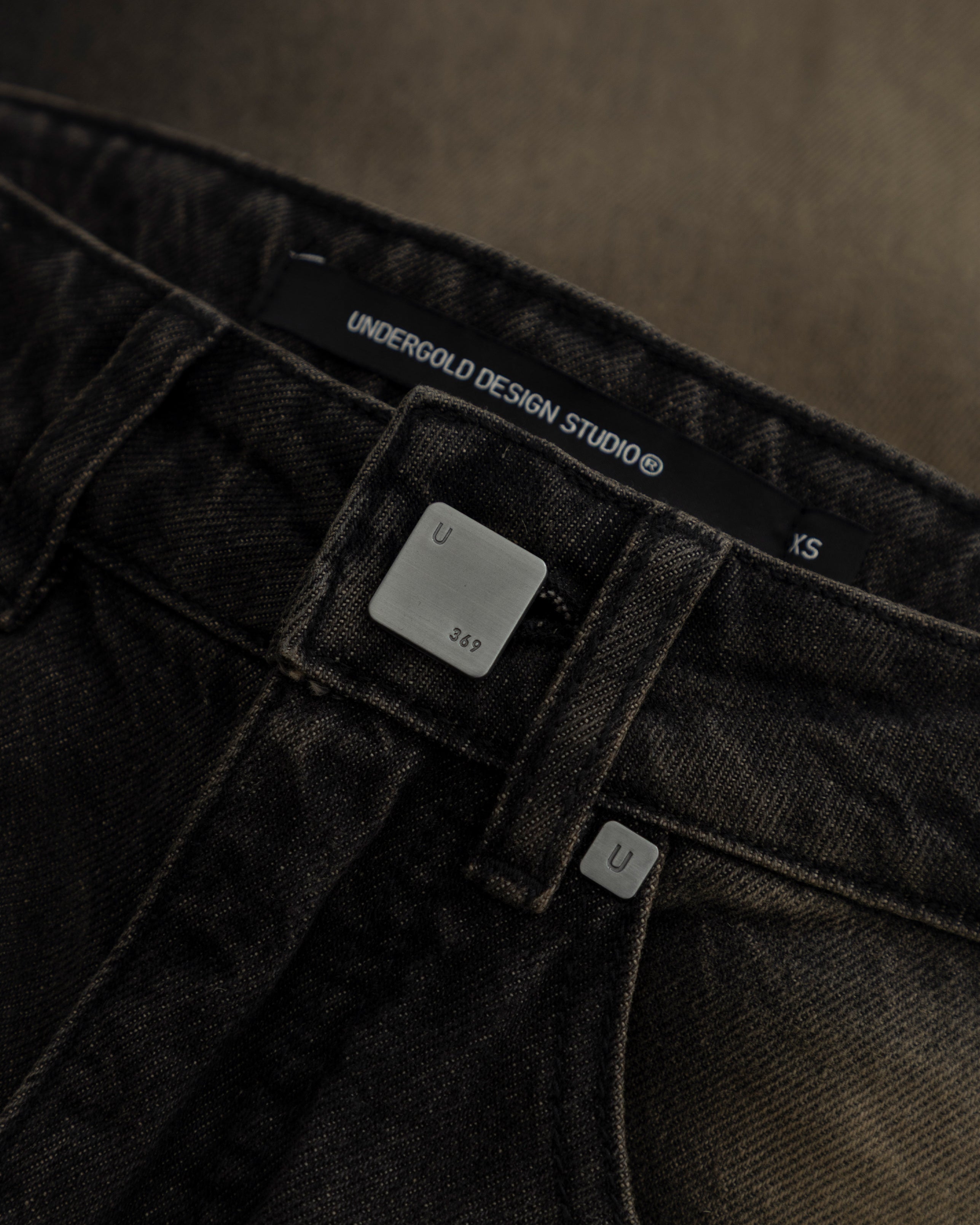 W Line Basic Wide Jeans Dirty Black