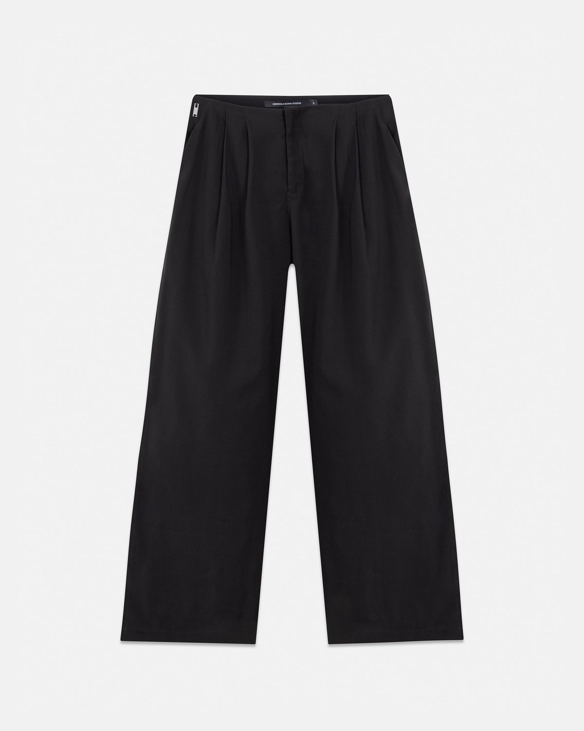 W Line Basic Wide Trousers Black