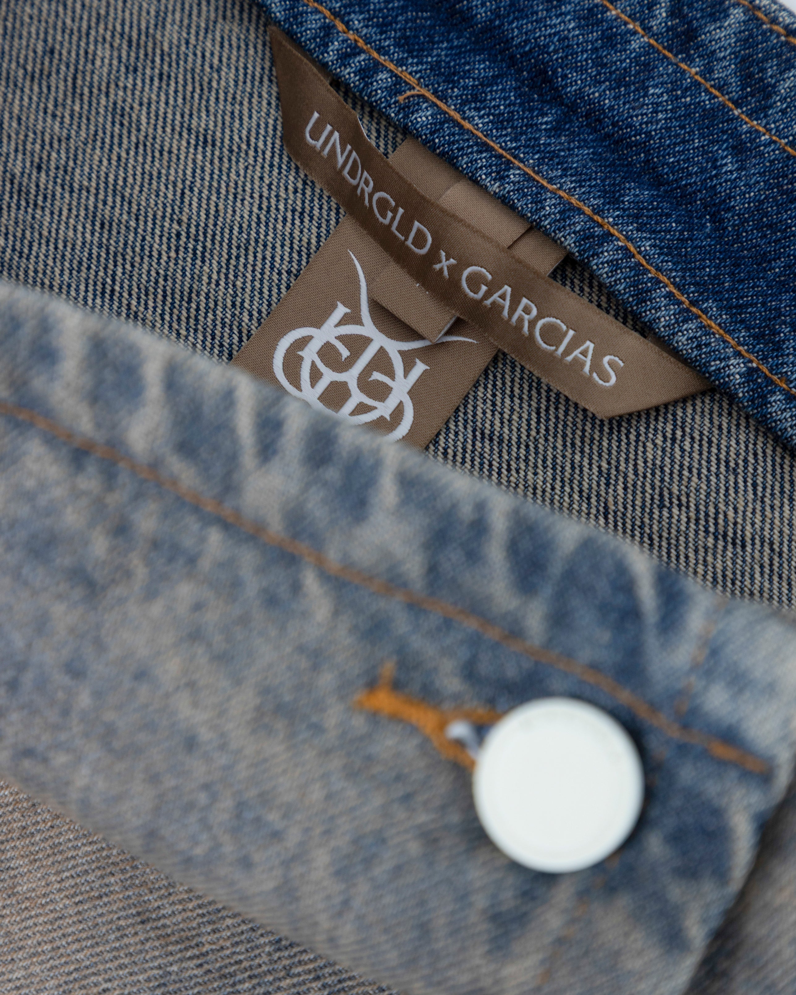 W Santa Union Basic Ripped Skirt Dirty Blue