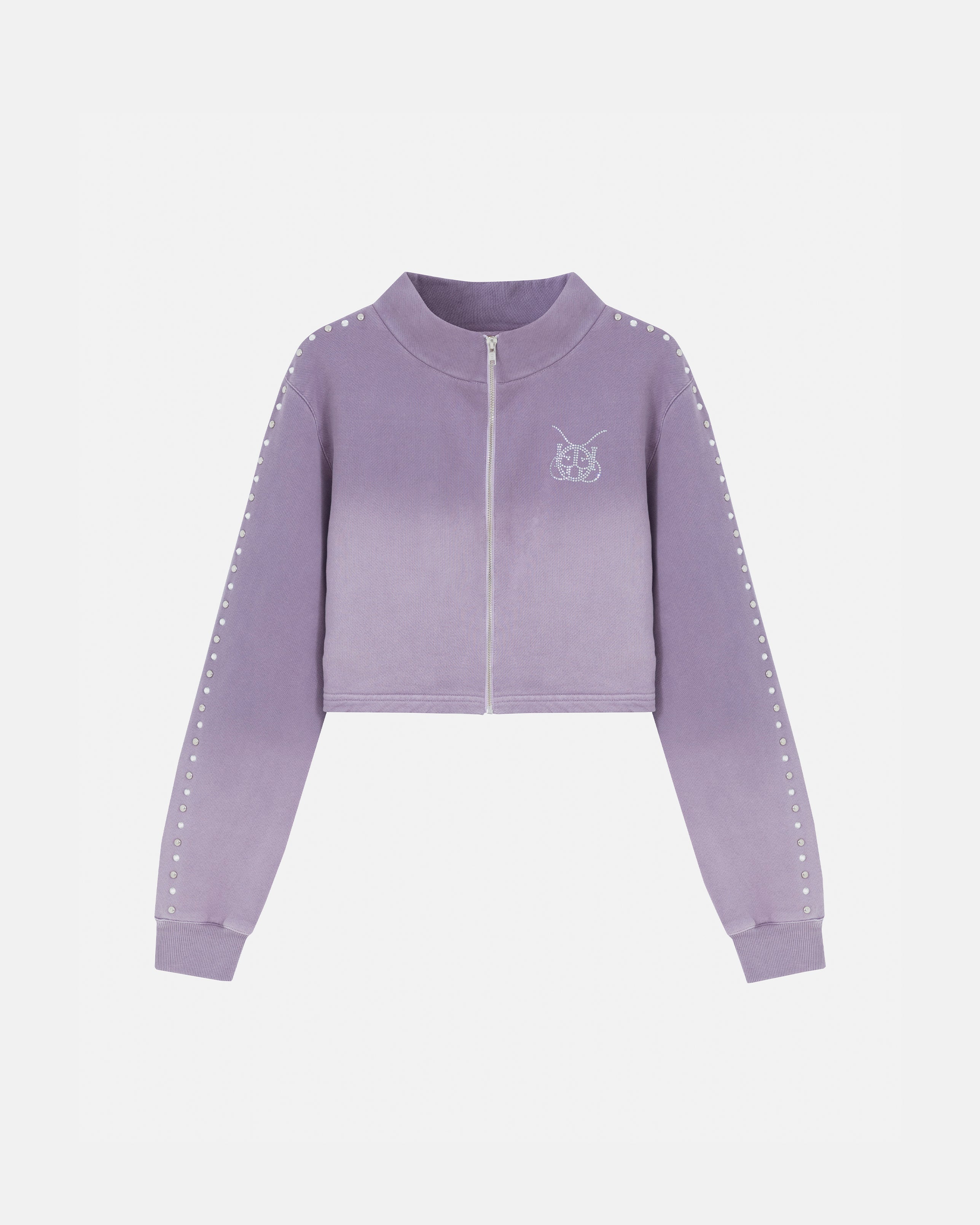 W Santa Union "Unión" Zip Up Turtleneck Purple