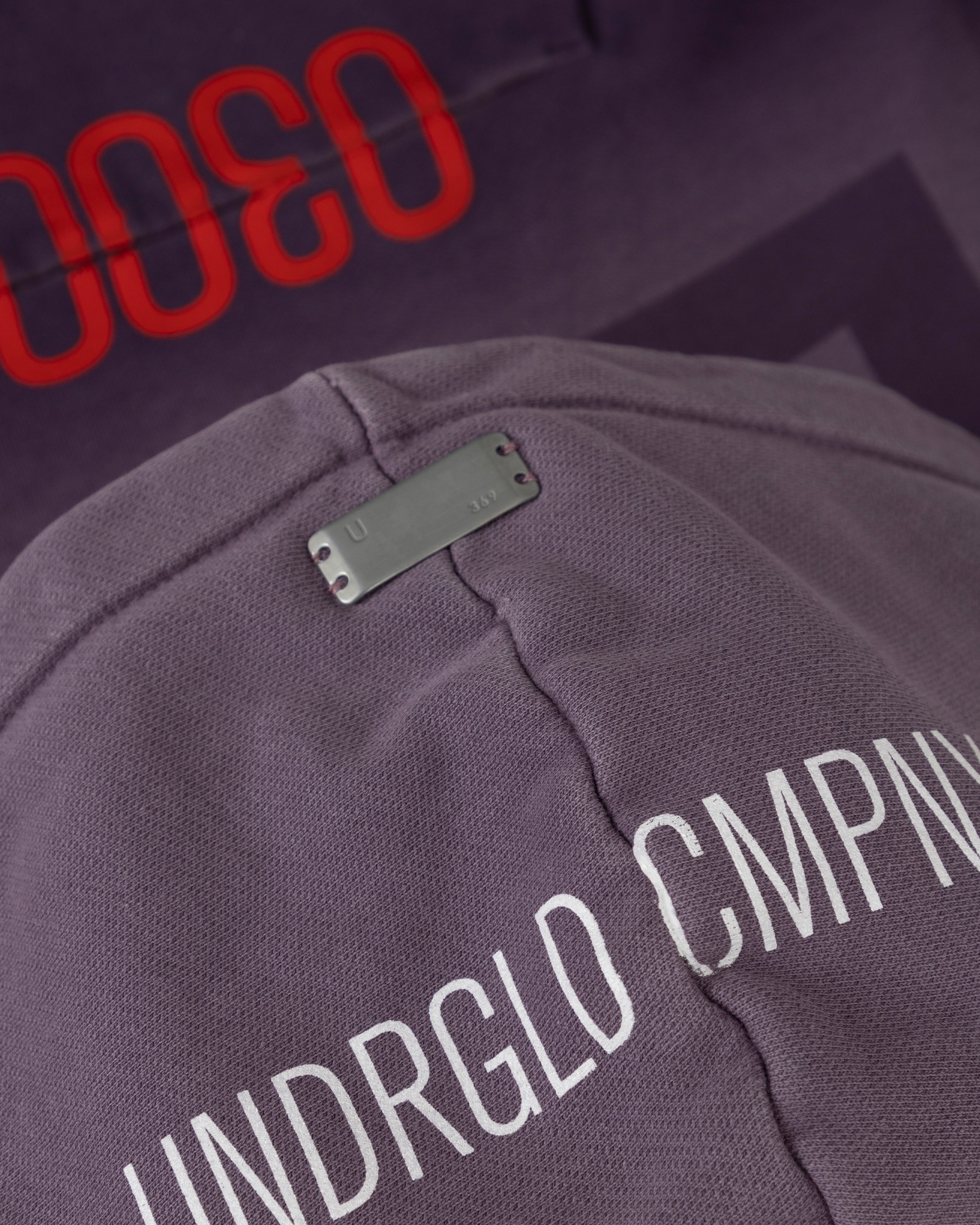 W Spring Trinitas Boxy Fit Hoodie Sandblast Grape