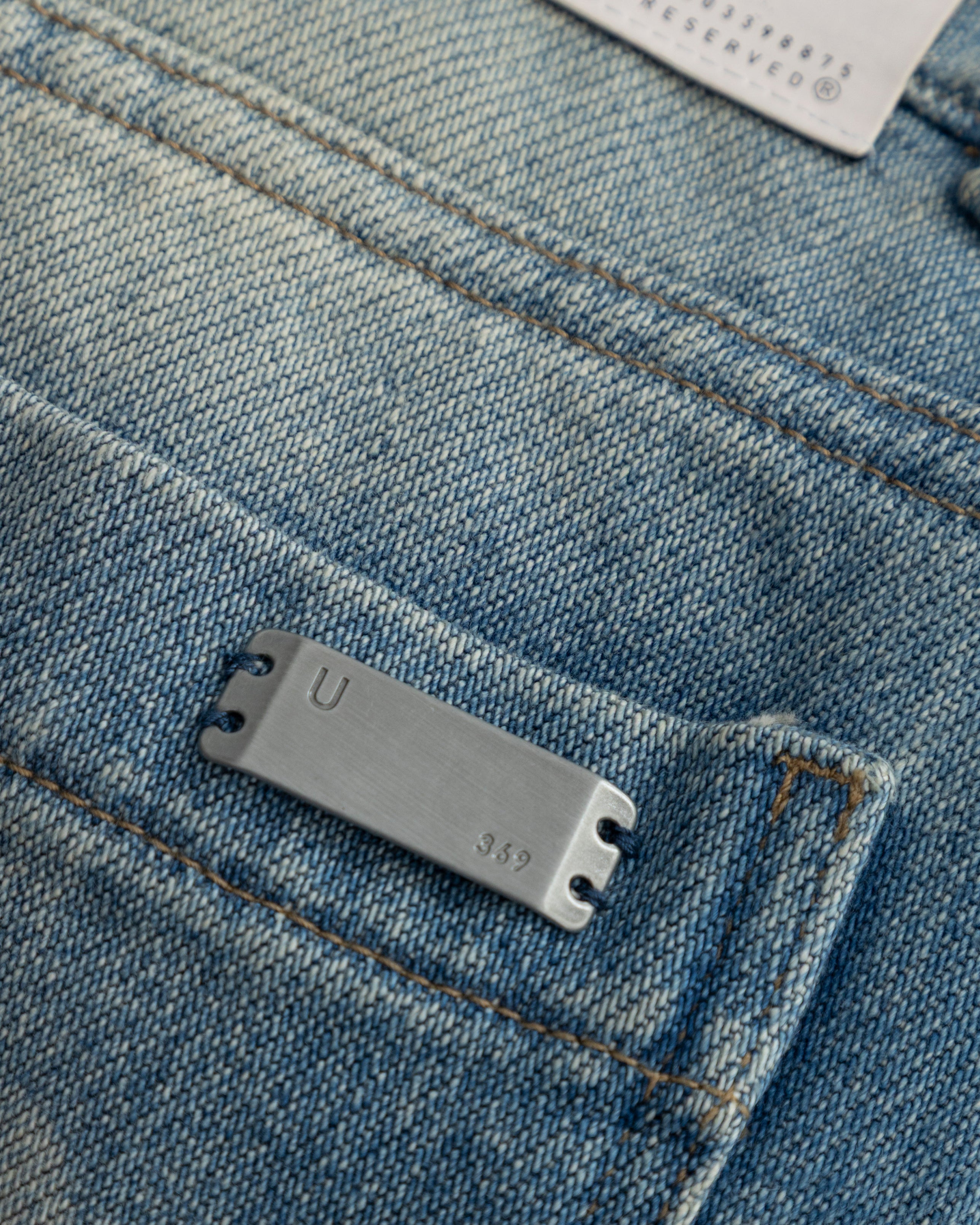 W Spring UNDRGLD Frayed Wide Jeans Blue