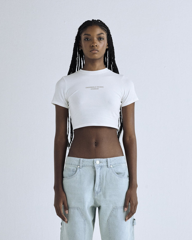 Basics Baby Tee White