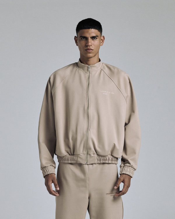 Basics Tracksuit Jacket Sand