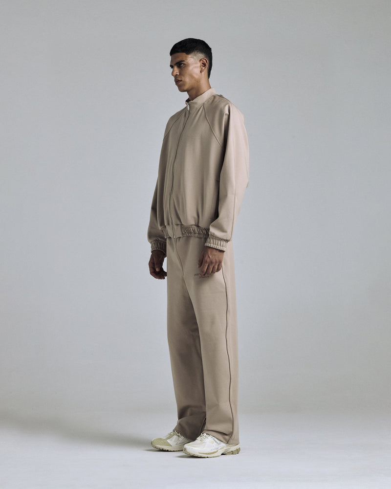 Basics Tracksuit Jacket Sand