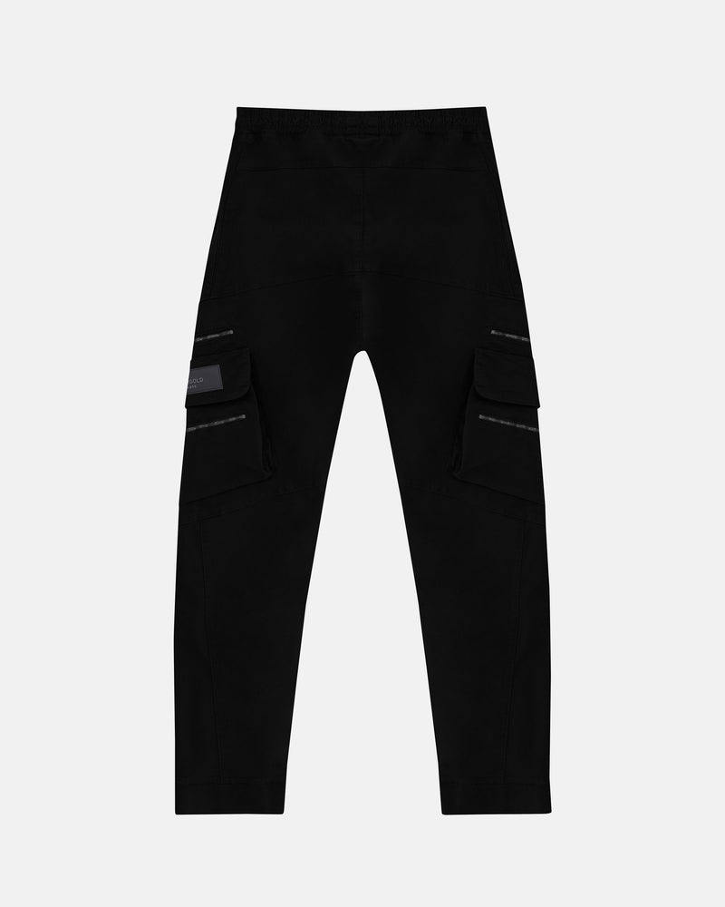 Basics Wide Cargo Pant Black