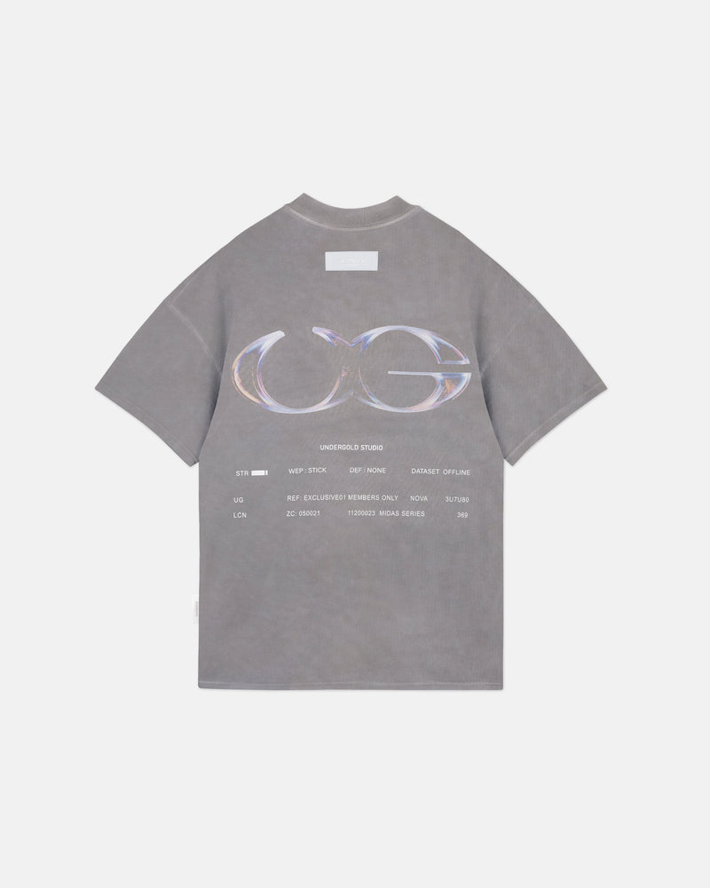 Nova Monogram Exclusive T-shirt Vintage Light Gray