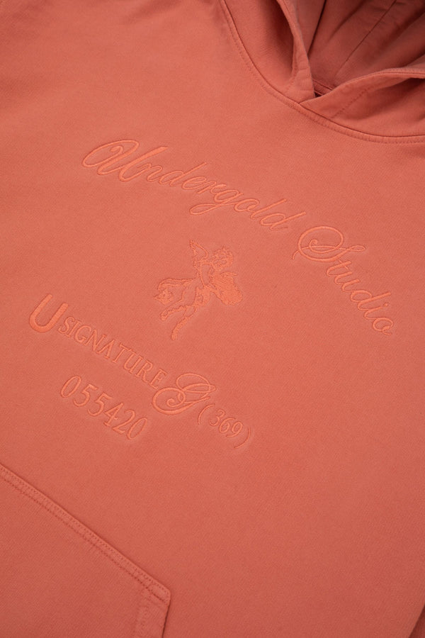 Signature Angel Hoodie Coral