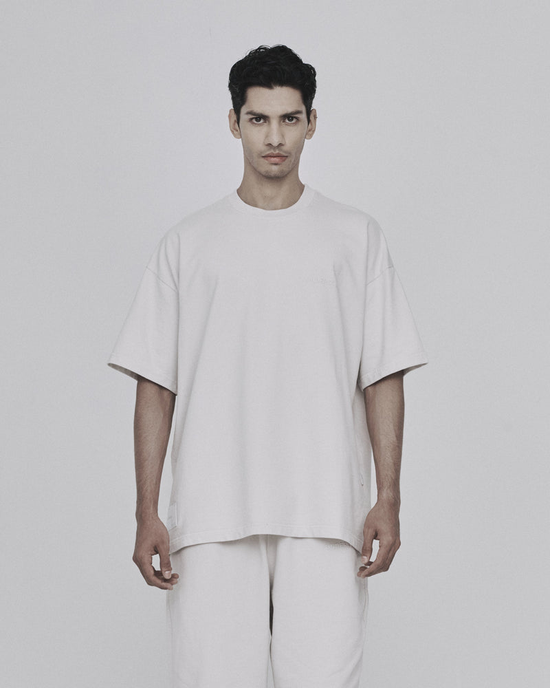 Solid III Basic T-shirt Cream