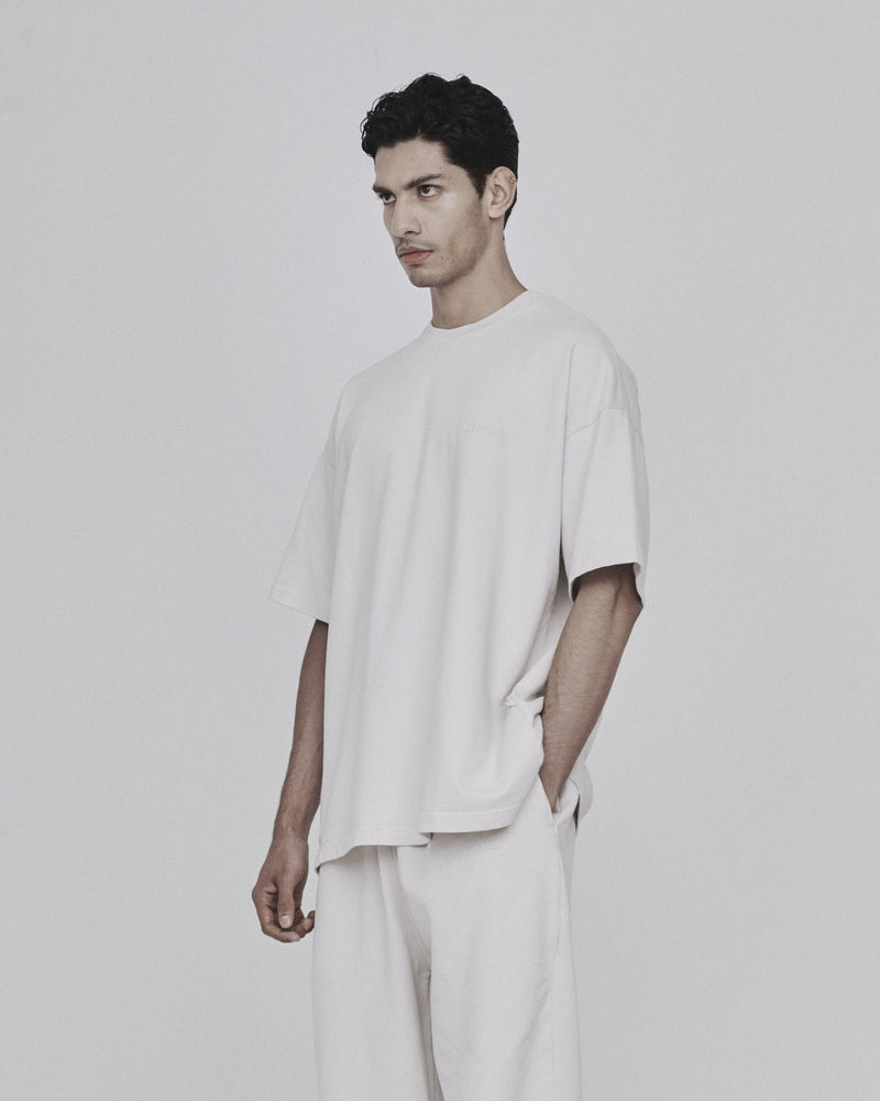 Solid III Basic T-shirt Cream